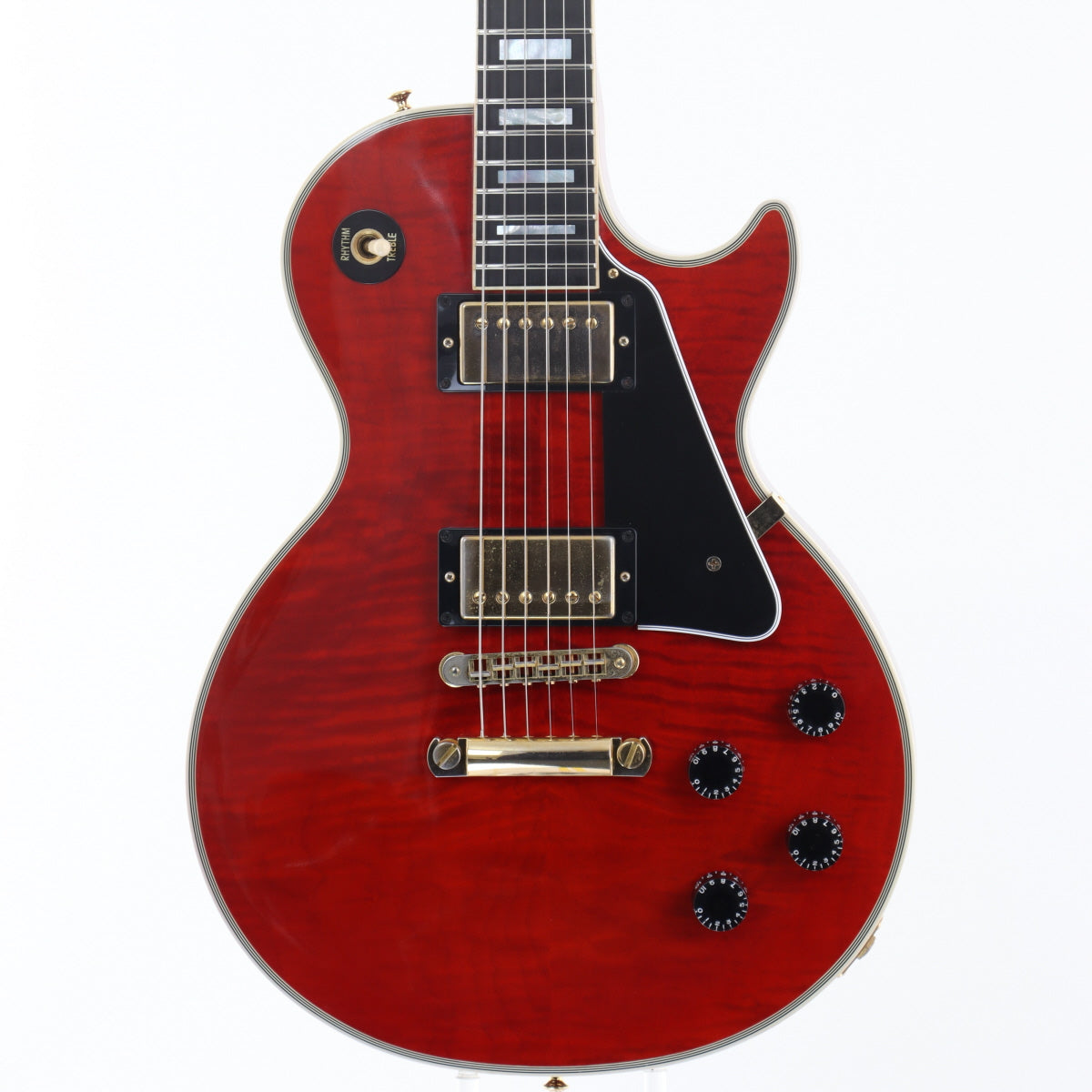 [SN CS 102059] USED Gibson Custom Shop / Les Paul Custom Figured Top Trans Red [20]