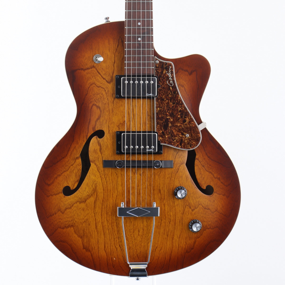 [SN 039289001487] USED Godin Godin / 5th Avenue CW Kingpin II Cognac Burst [20]