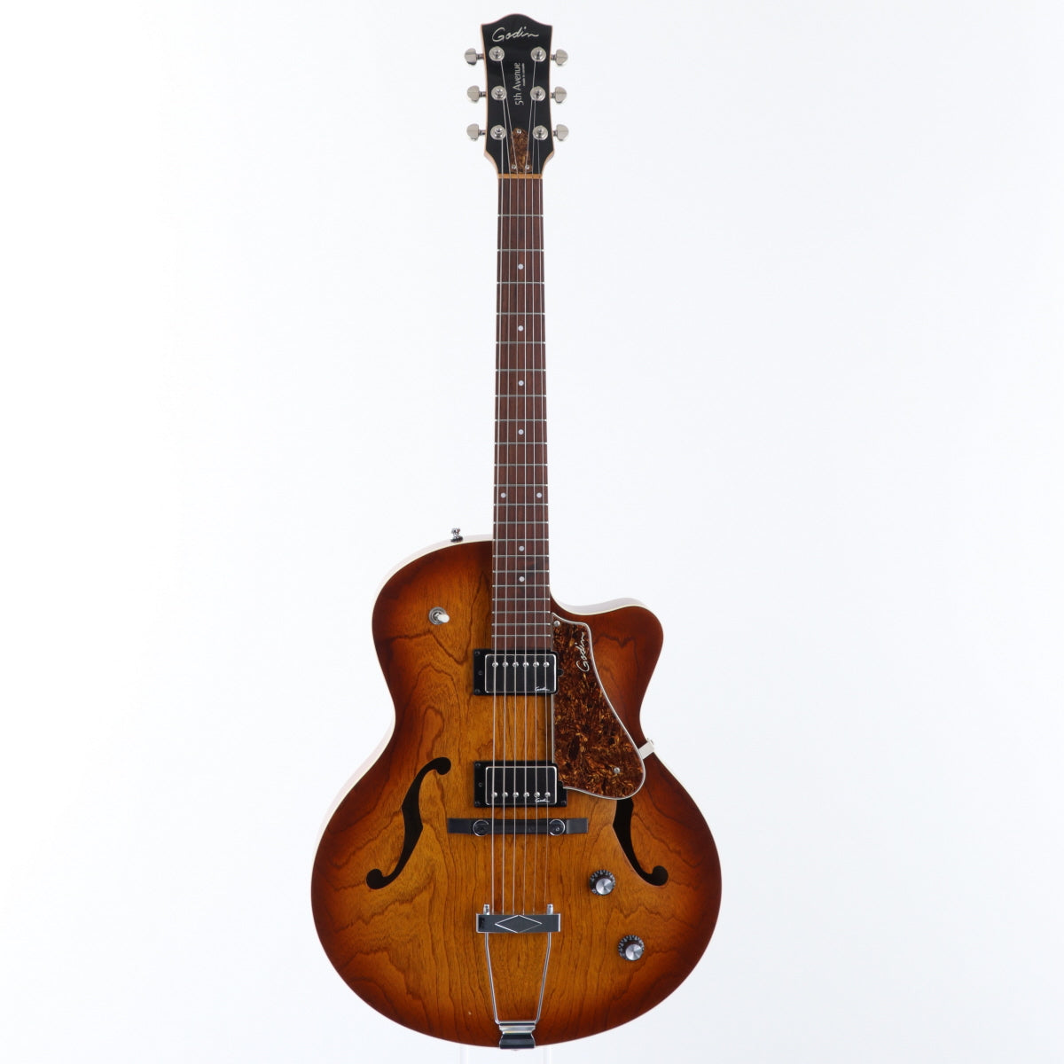 [SN 039289001487] USED Godin Godin / 5th Avenue CW Kingpin II Cognac Burst [20]