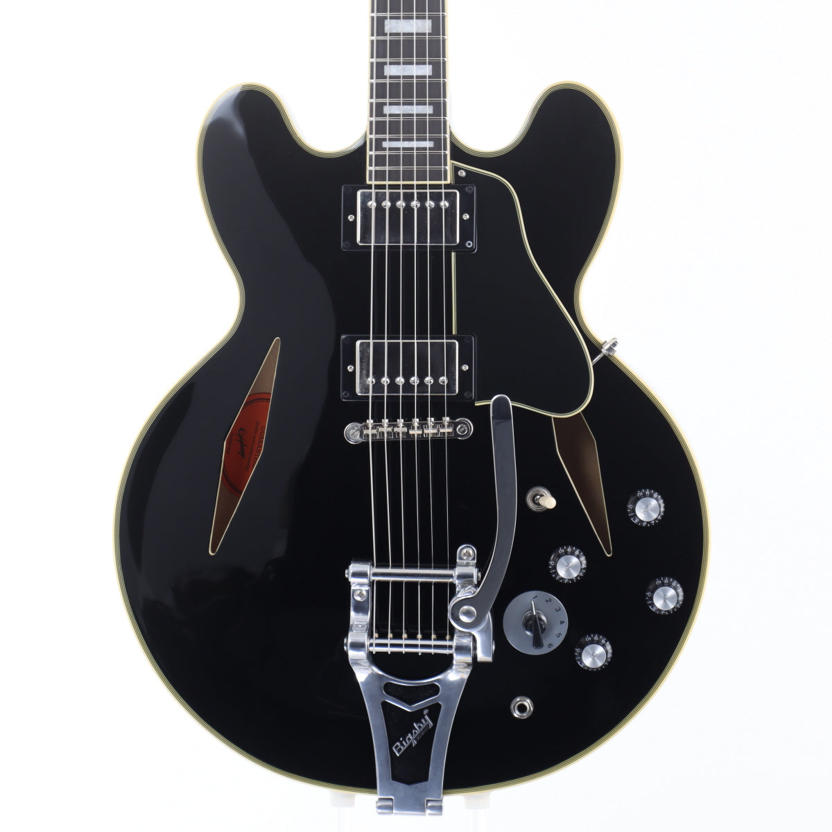 [SN 23021512006] USED Epiphone Epiphone / Shinichi Ubukata ES-355 Custom Bigsby ver.02 Ebony [20]