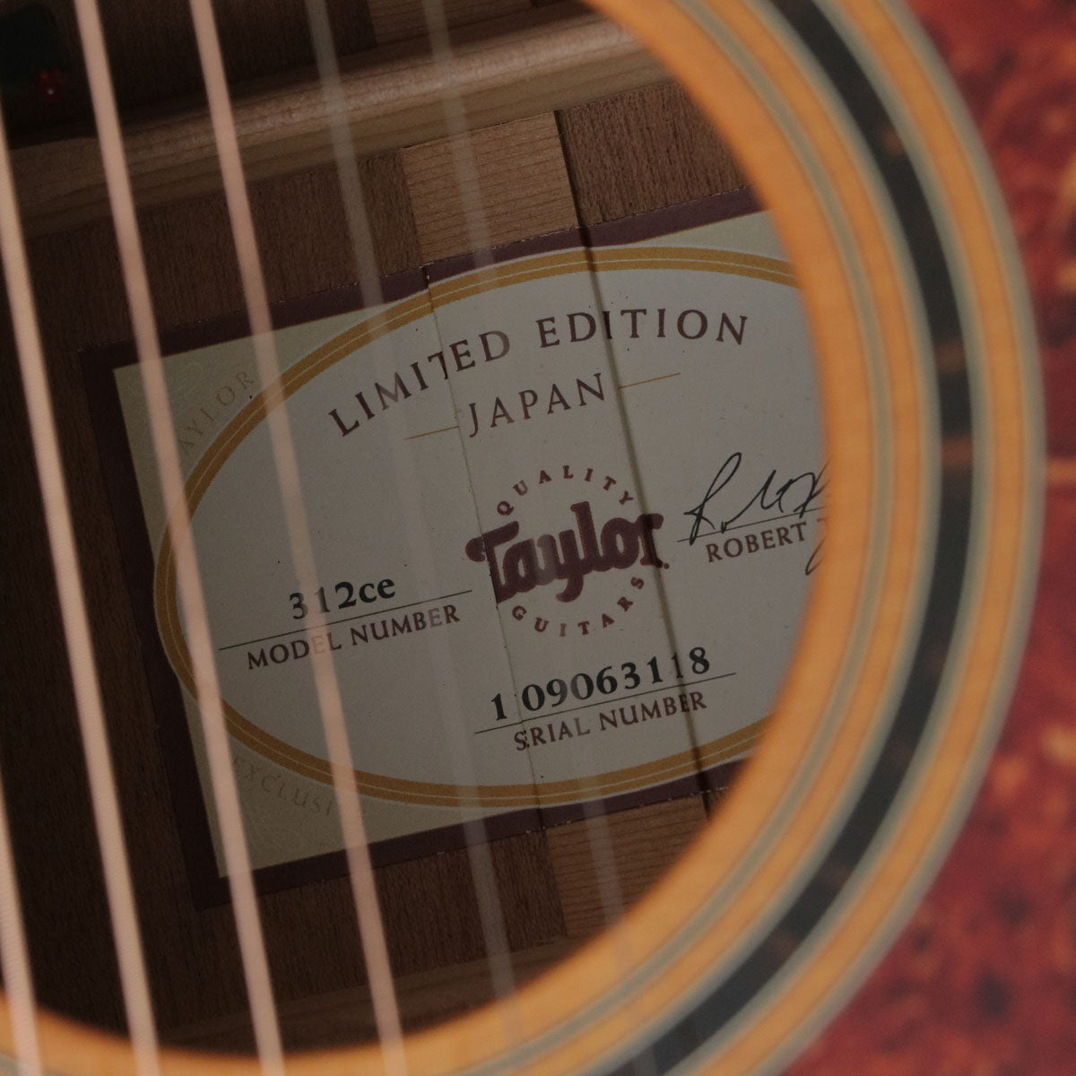 [SN 1109063118] USED TAYLOR / Japan Limited 312ce Natural [03]