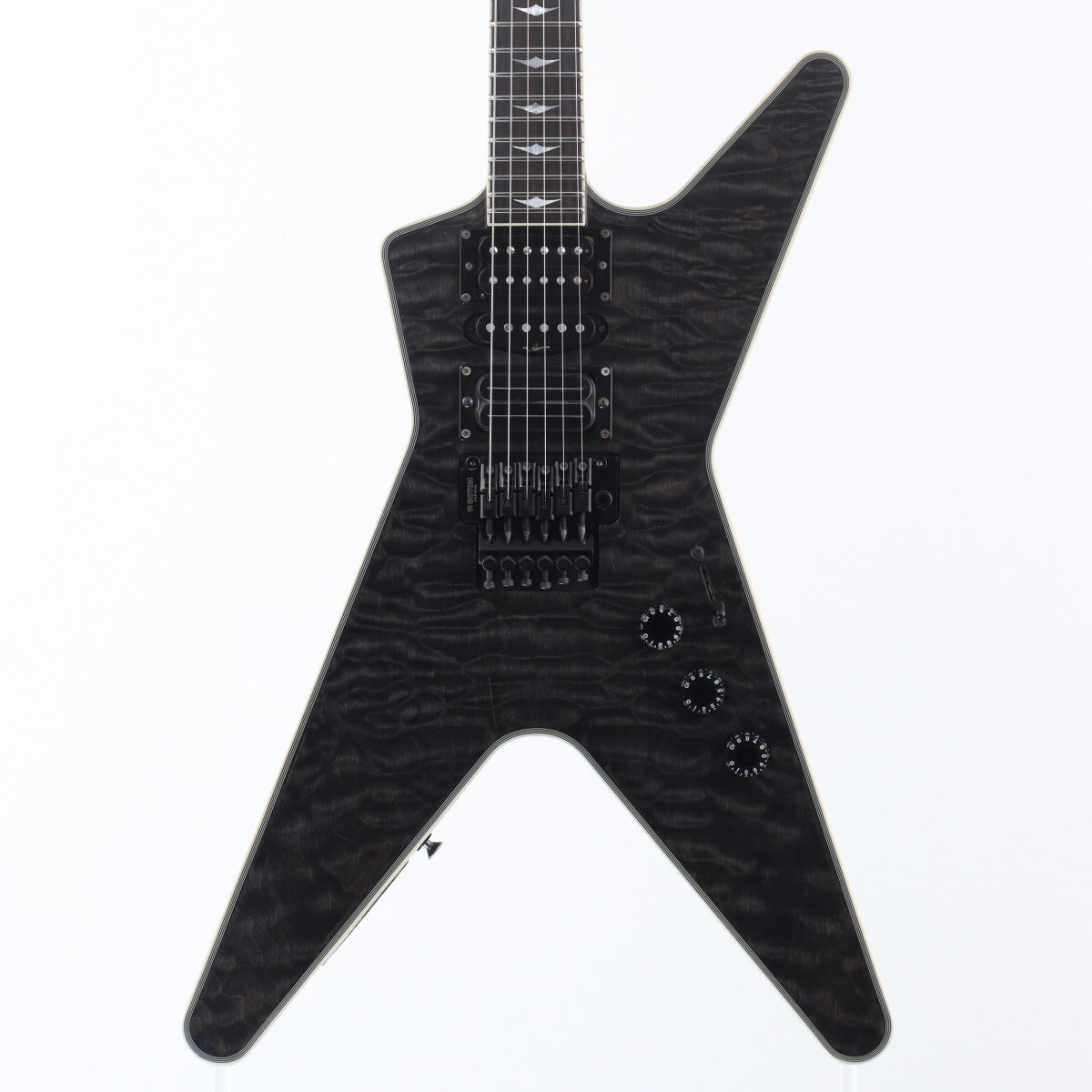 [SN 89/100] USED Dean / DCR #8 ML Switchblade QM Trans Black [11]