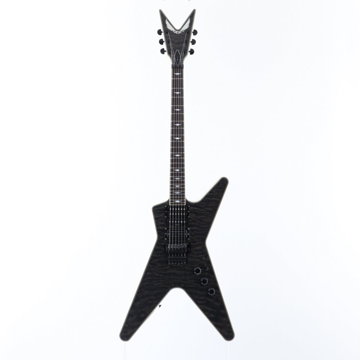 [SN 89/100] USED Dean / DCR #8 ML Switchblade QM Trans Black [11]