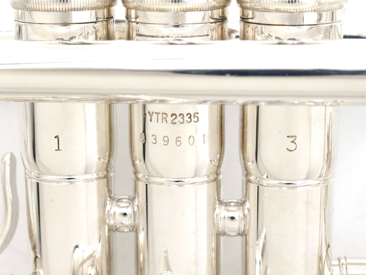 [SN 839601] USED YAMAHA / YTR-2335S Trumpet, silver plated finish [09]