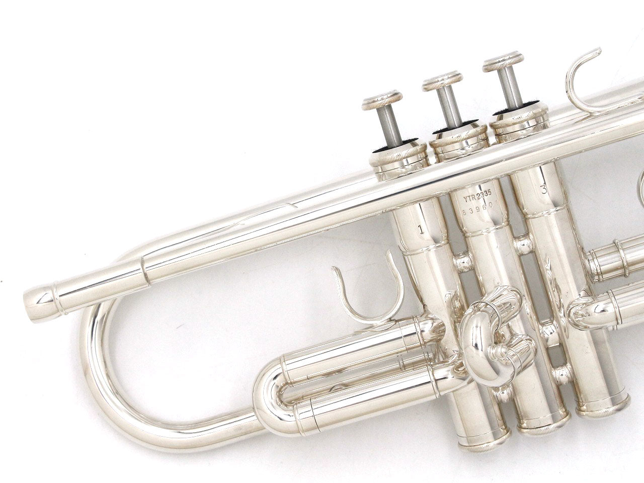 [SN 839601] USED YAMAHA / YTR-2335S Trumpet, silver plated finish [09]