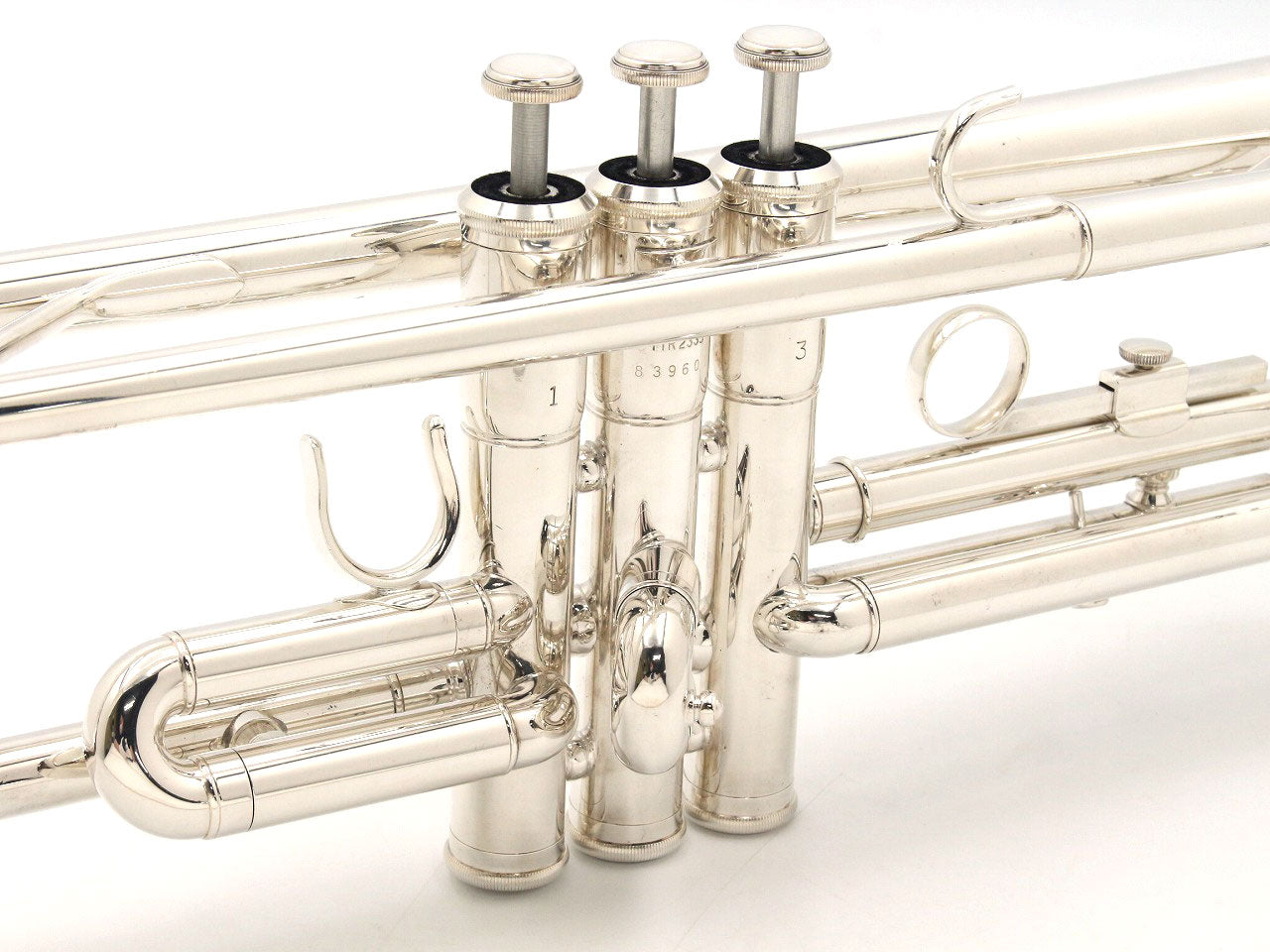 [SN 839601] USED YAMAHA / YTR-2335S Trumpet, silver plated finish [09]