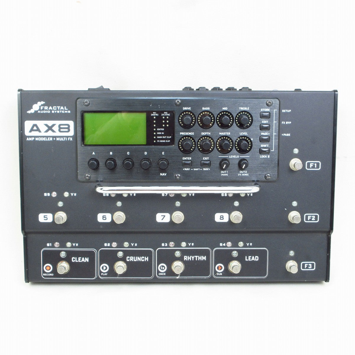 [SN AX8-15-11-0809] USED Fractal Audio Systems / AX8 AMP MODELER + MULTI FX Multi-Effects Pedal [09]