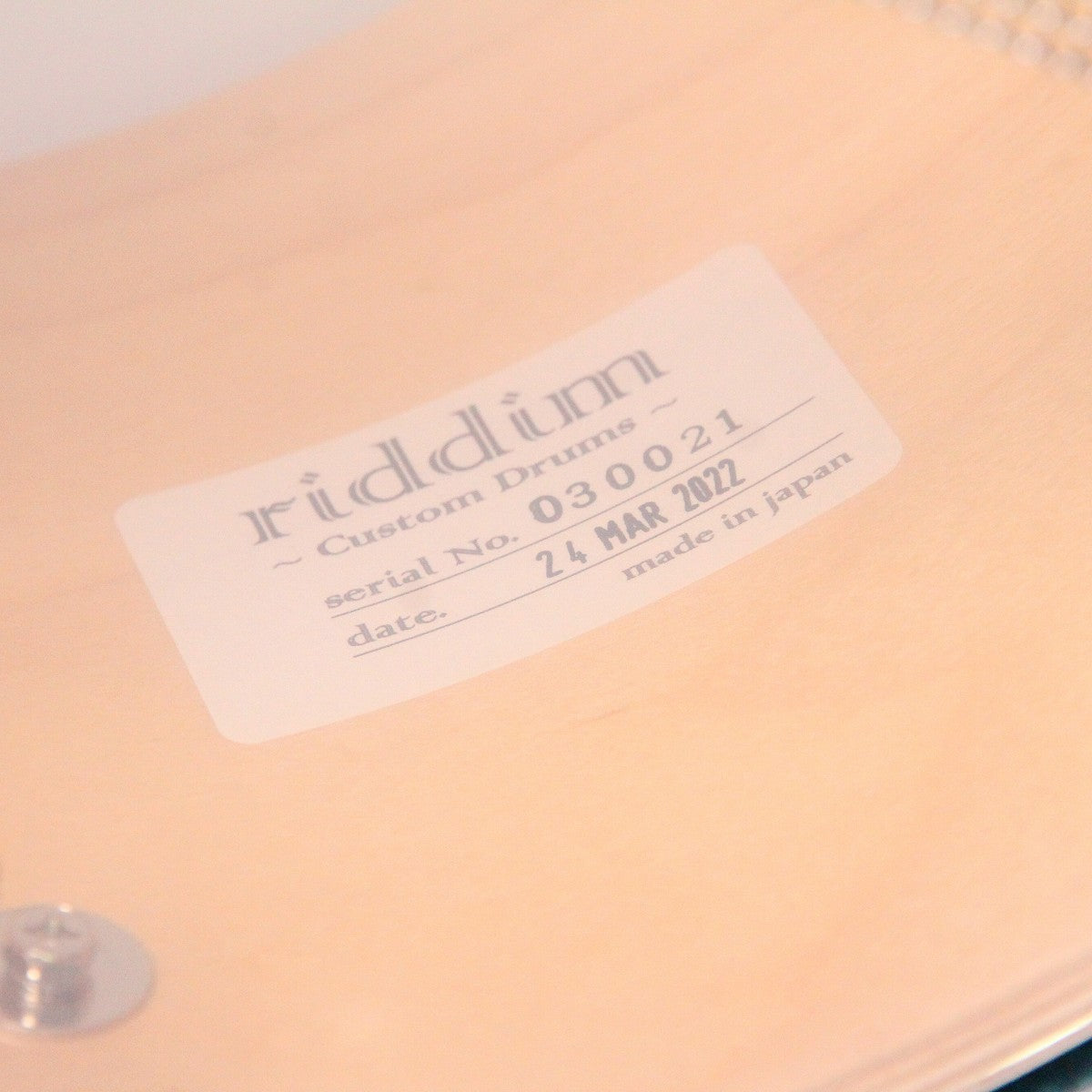 USED riddim / Maple 10ply 12×6.5 #03 turquoise sparkle riddim maple snare drum [08]