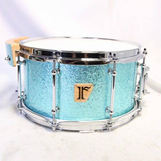 USED riddim / Maple 10ply 12×6.5 #03 turquoise sparkle riddim maple snare drum [08]