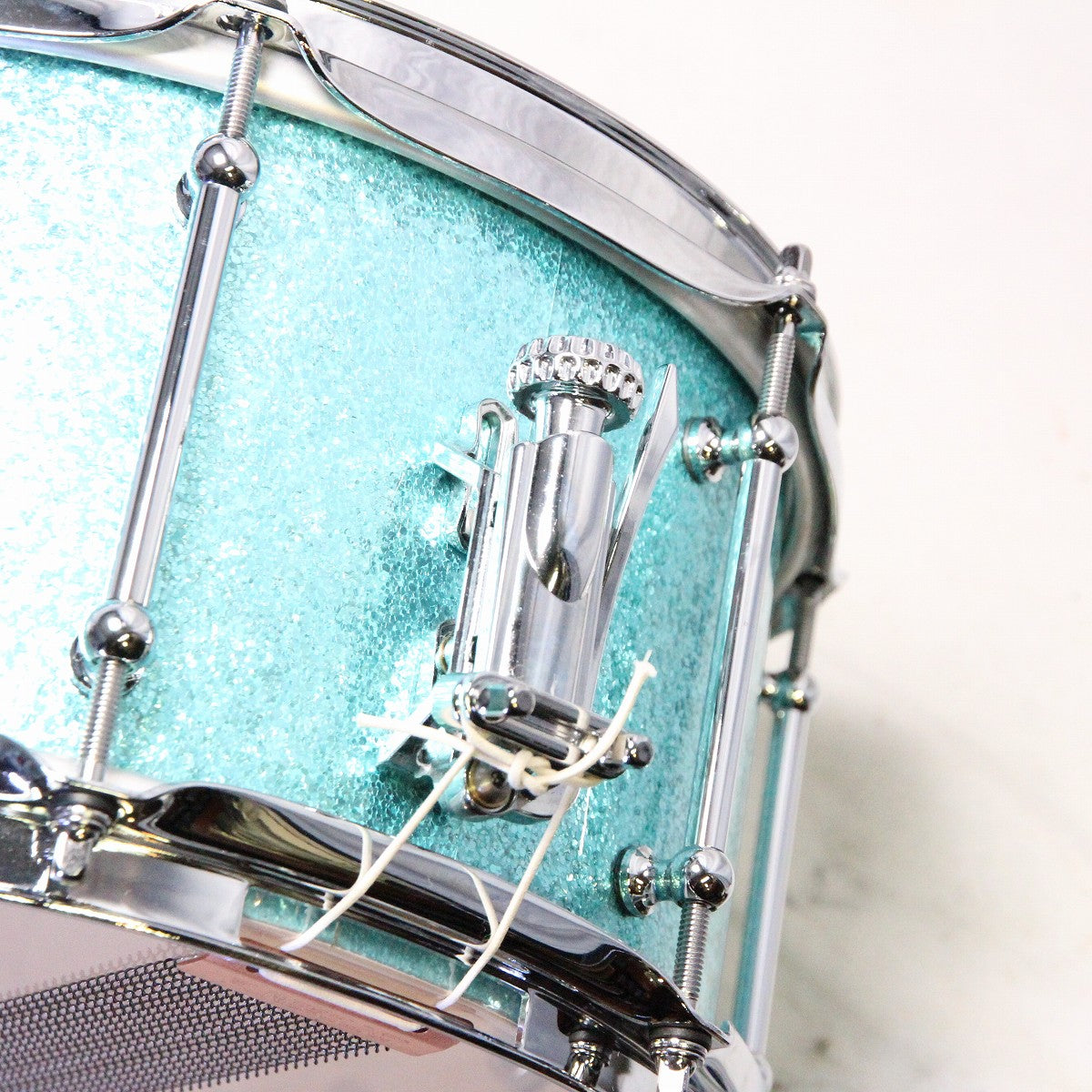 USED riddim / Maple 10ply 12×6.5 #03 turquoise sparkle riddim maple snare drum [08]