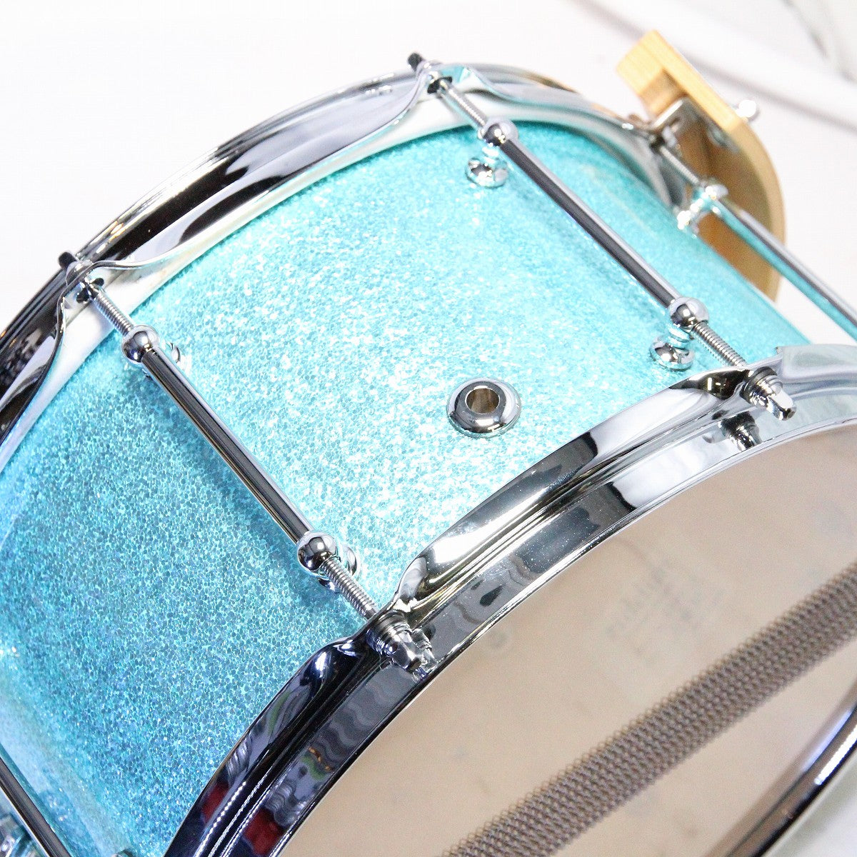 USED riddim / Maple 10ply 12×6.5 #03 turquoise sparkle riddim maple snare drum [08]