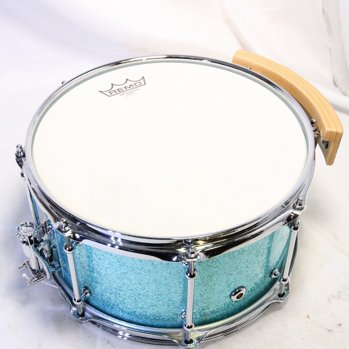 USED riddim / Maple 10ply 12×6.5 #03 turquoise sparkle riddim maple snare drum [08]