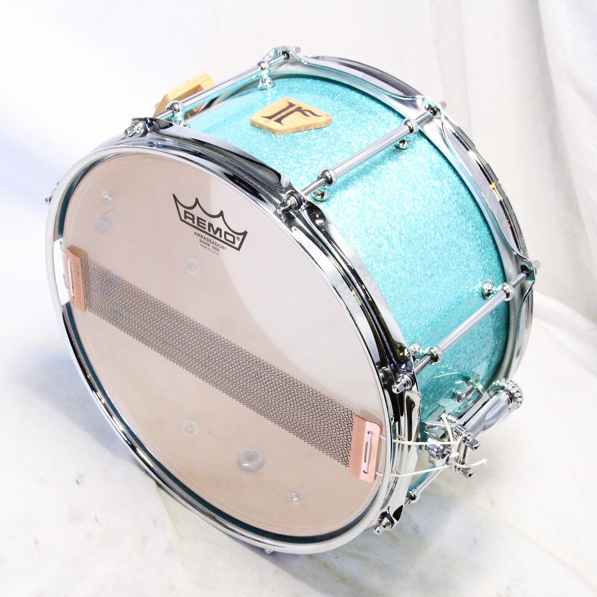 USED riddim / Maple 10ply 12×6.5 #03 turquoise sparkle riddim maple snare drum [08]