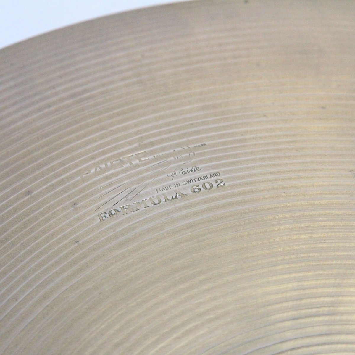 USED PAISTE / FORMULA602 60s-70s Pre-Serial CRASH 17" 1196g Paiste Crash Cymbal [08]