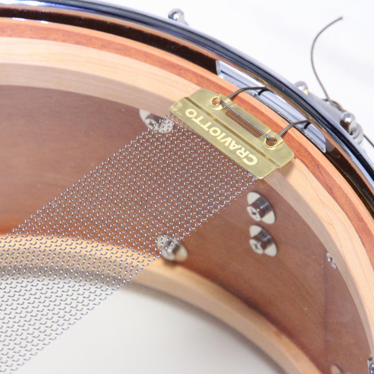 USED CRAVIOTTO / Solid Mahogany 14x6.5 Snare Drum CRAVIOTTO, Solid Mahogany [08]