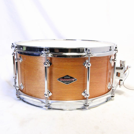 USED CRAVIOTTO / Solid Mahogany 14x6.5 Snare Drum CRAVIOTTO, Solid Mahogany [08]