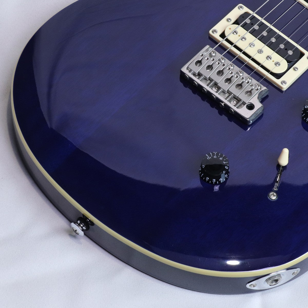 [SN CTIC13371] USED Paul Reed Smith / SE Custom 24 Beveled Top Bird Inlay Translucent Blue 2020 [09]