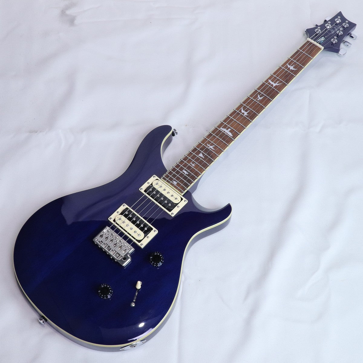 [SN CTIC13371] USED Paul Reed Smith / SE Custom 24 Beveled Top Bird Inlay Translucent Blue 2020 [09]