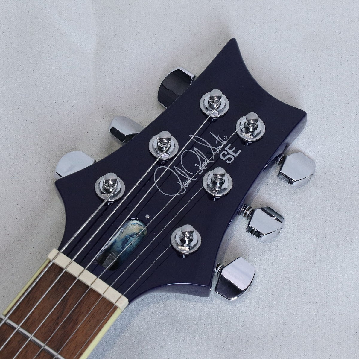 [SN CTIC13371] USED Paul Reed Smith / SE Custom 24 Beveled Top Bird Inlay Translucent Blue 2020 [09]