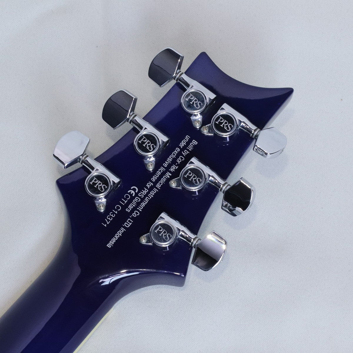 [SN CTIC13371] USED Paul Reed Smith / SE Custom 24 Beveled Top Bird Inlay Translucent Blue 2020 [09]
