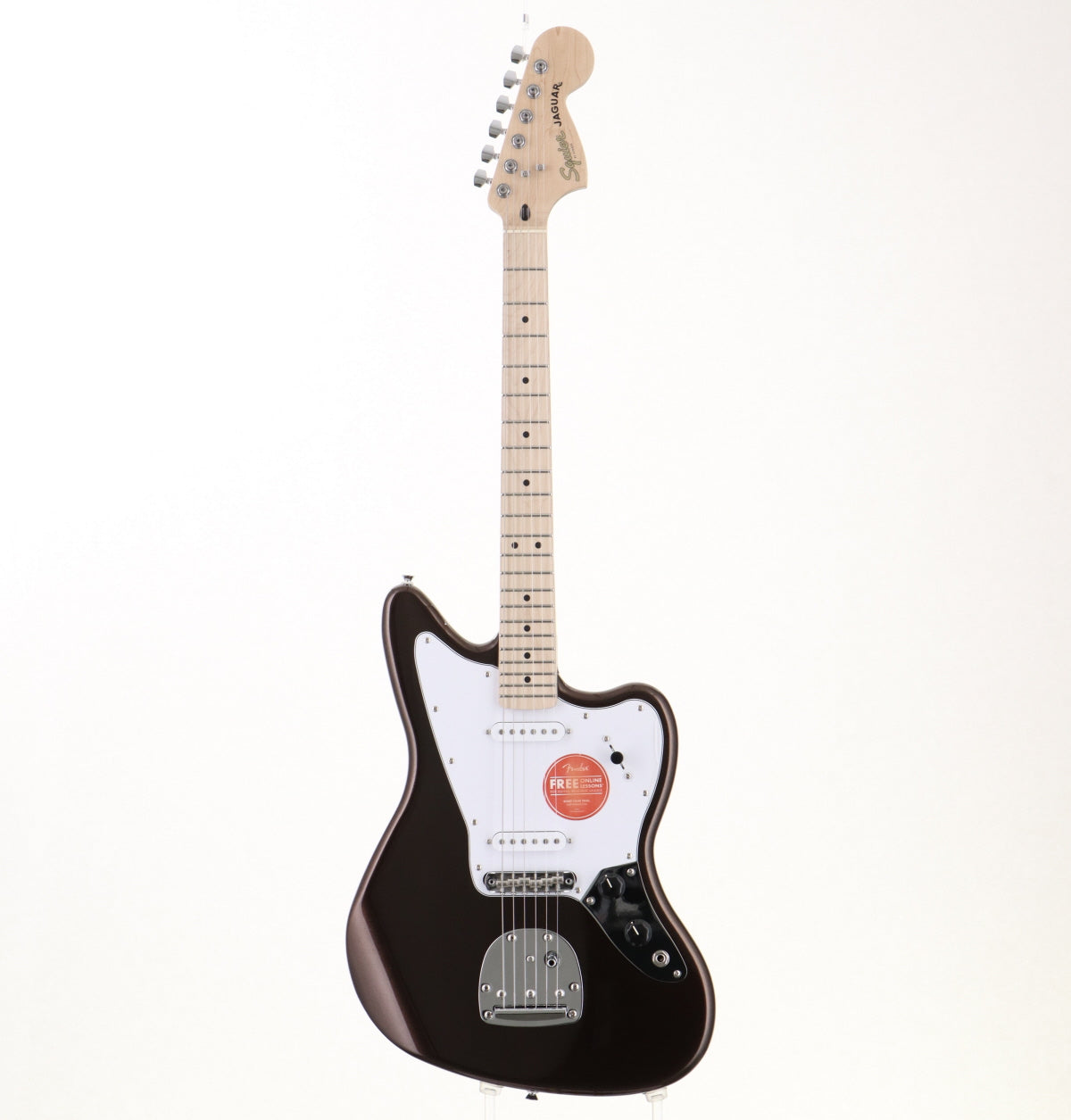 [SN CYKF24004196] USED Squier / Affinity Series Jaguar Maple Fingerboard Mystic Metallic Brown [09]
