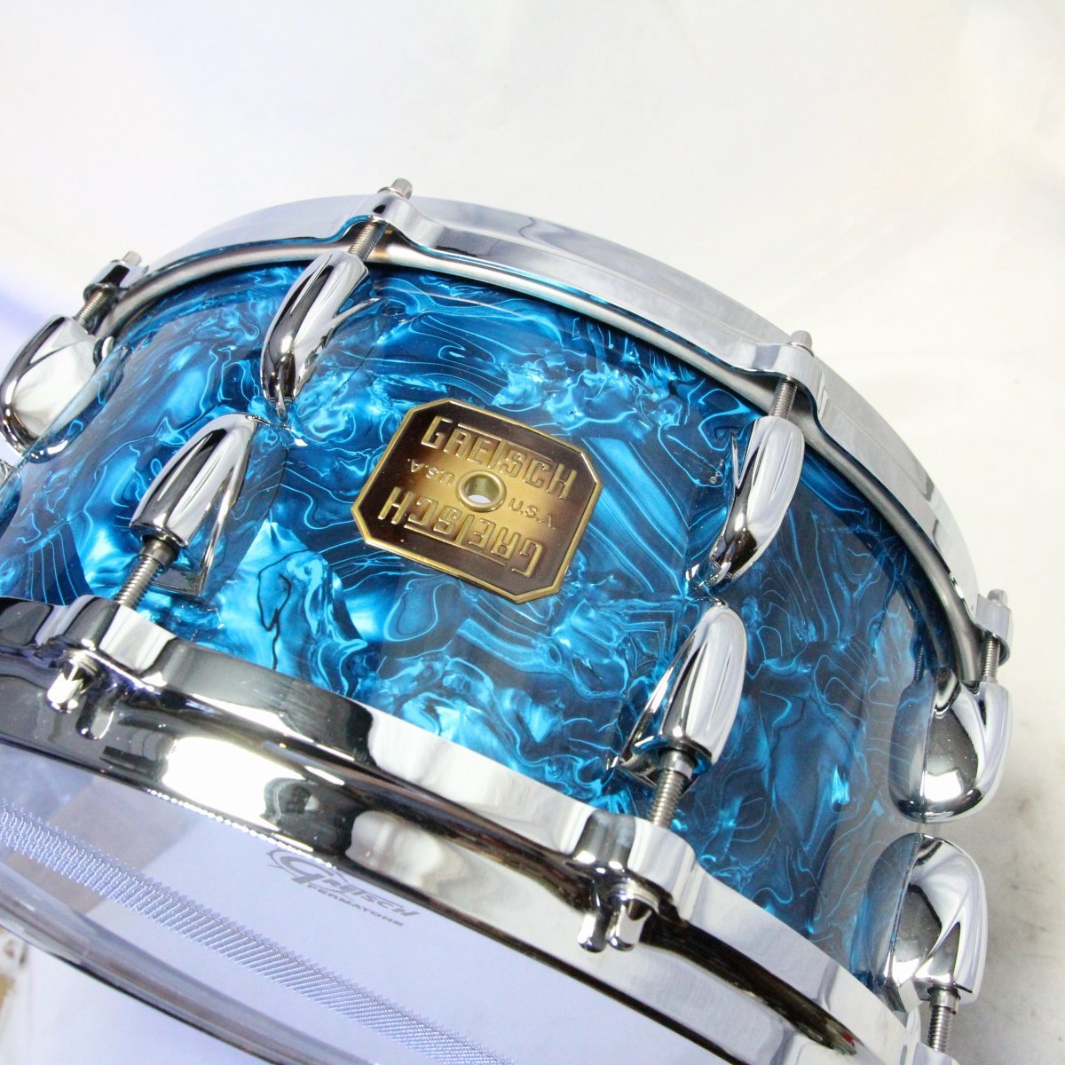 USED GRETSCH / USA Custom Vinyard GCS4155 14x6.5 USA Custom Vinyard Snare Drum [08]