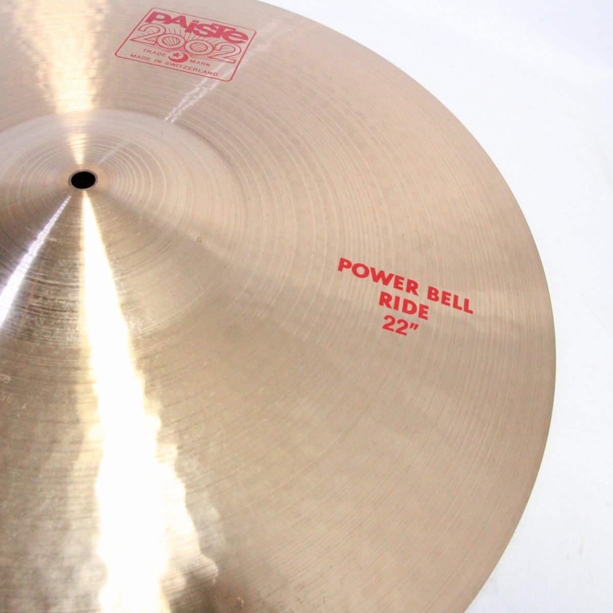 USED Paiste / 2002 Series 22" Power Bell Ride 3732g Ride Cymbal [08]
