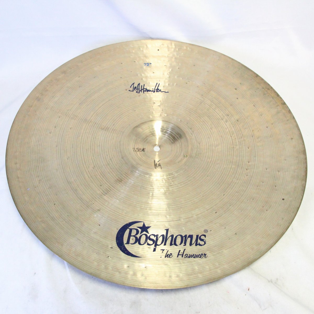 USED BOSPHORUS / Hammer Ride 22" 2530g Jeff Hamilton BOSPHORUS Ride Cymbal [08]