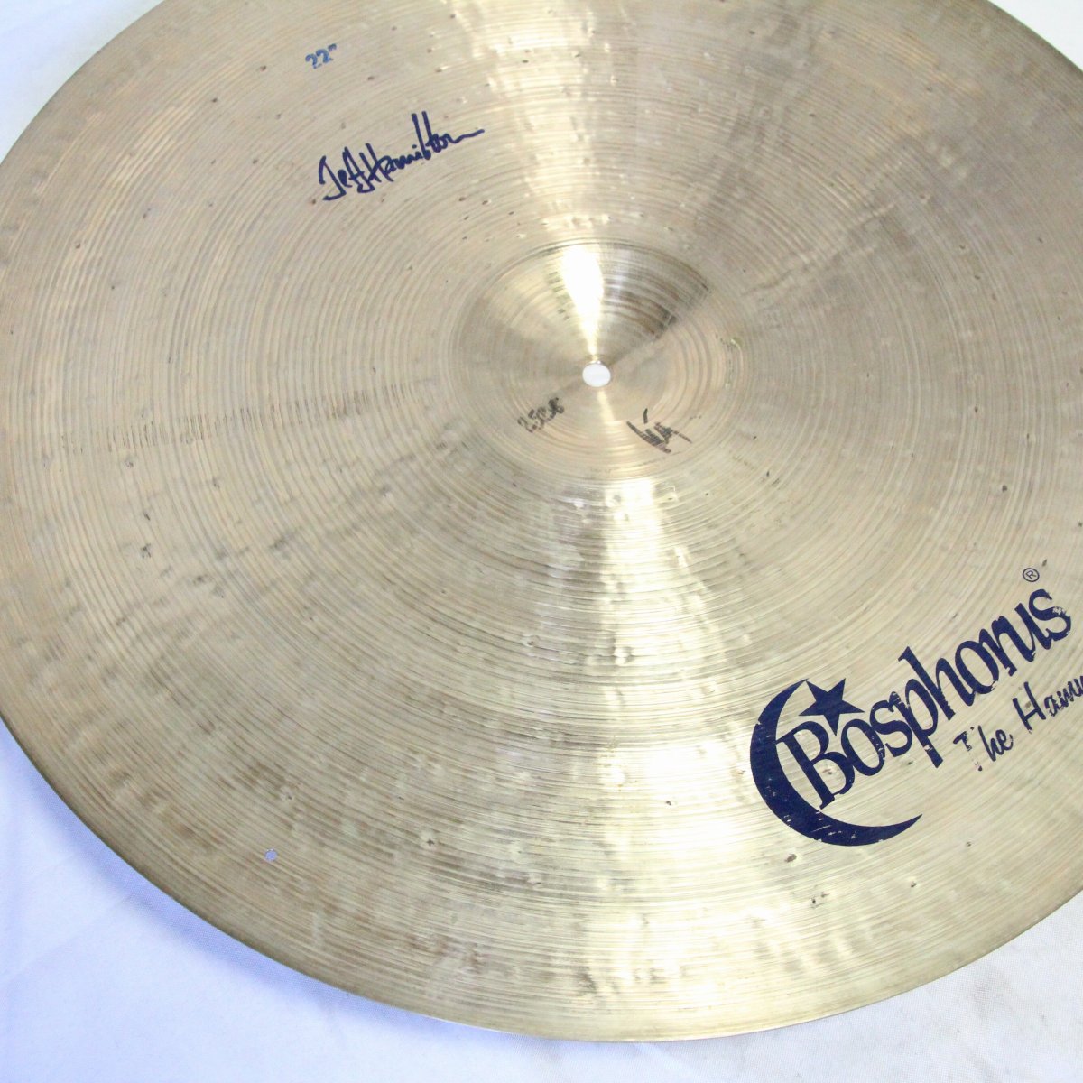 USED BOSPHORUS / Hammer Ride 22" 2530g Jeff Hamilton BOSPHORUS Ride Cymbal [08]