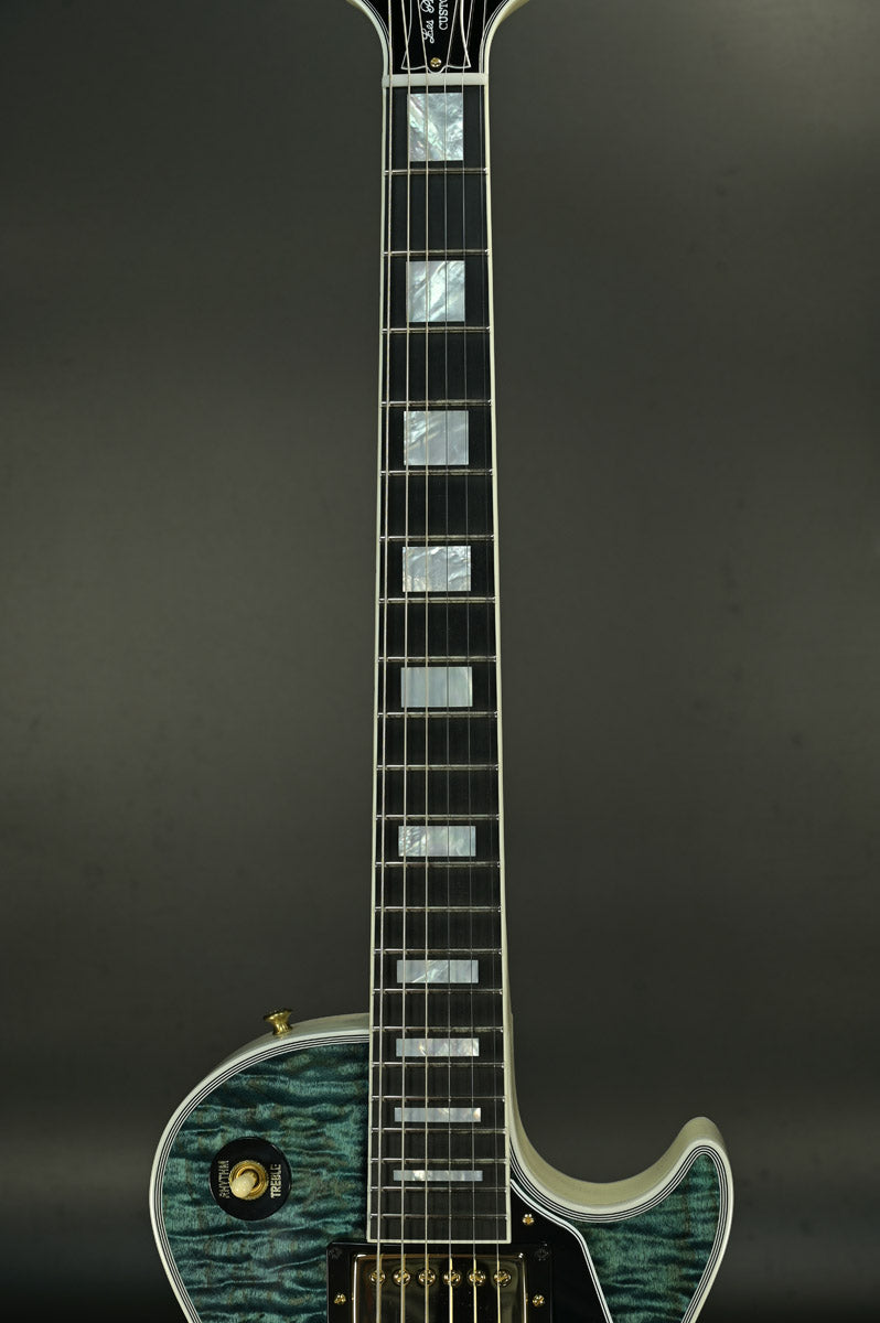 [SN 404658] USED Gibson Custom / M2M 1968 Les Paul Custom 5AQ Nordic Blue w/TV-White Back Gloss GH [10]