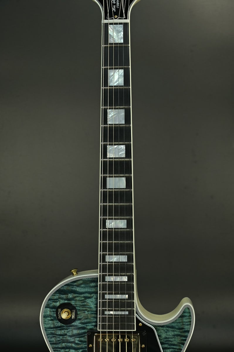[SN 404658] USED Gibson Custom / M2M 1968 Les Paul Custom 5AQ Nordic Blue w/TV-White Back Gloss GH [10]