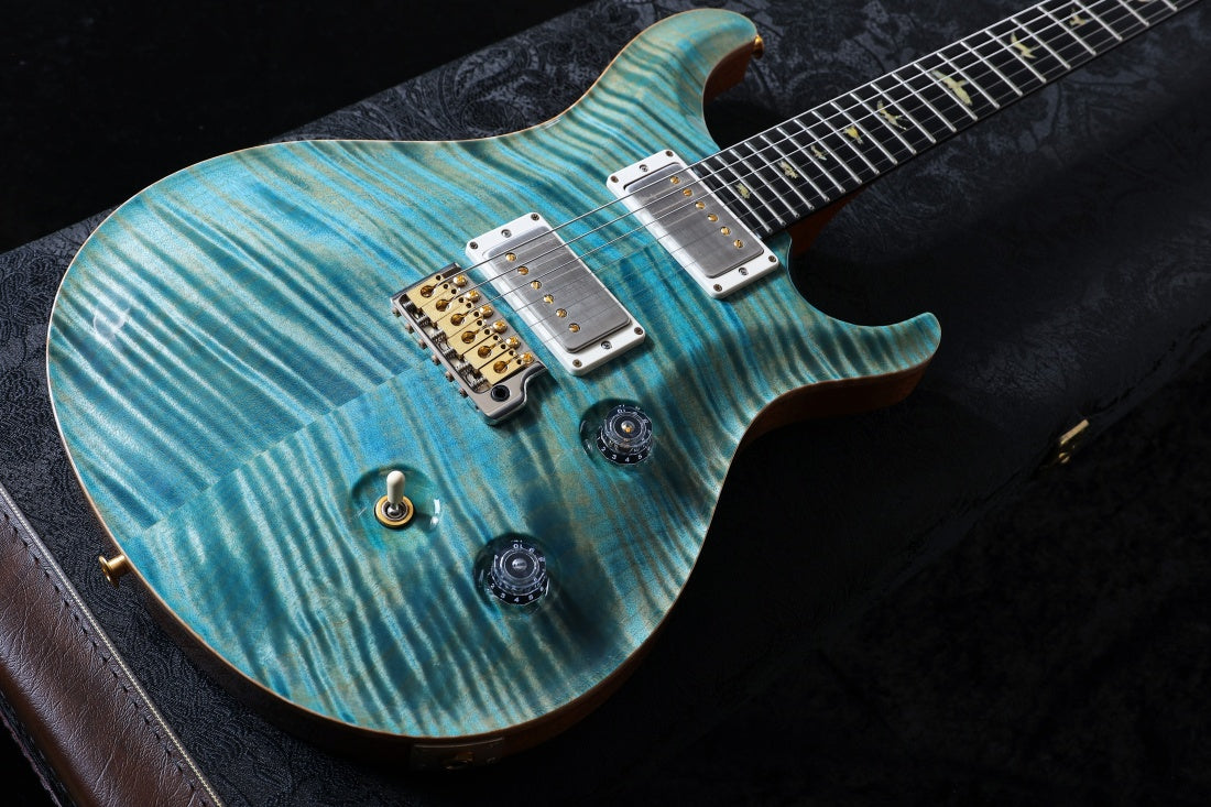 [SN 24 0385413] USED Paul Reed Smith (PRS) / 2024 Wood Library Custom 24 McCarty Thickness Aquamarine Pattern Thin Neck [03]