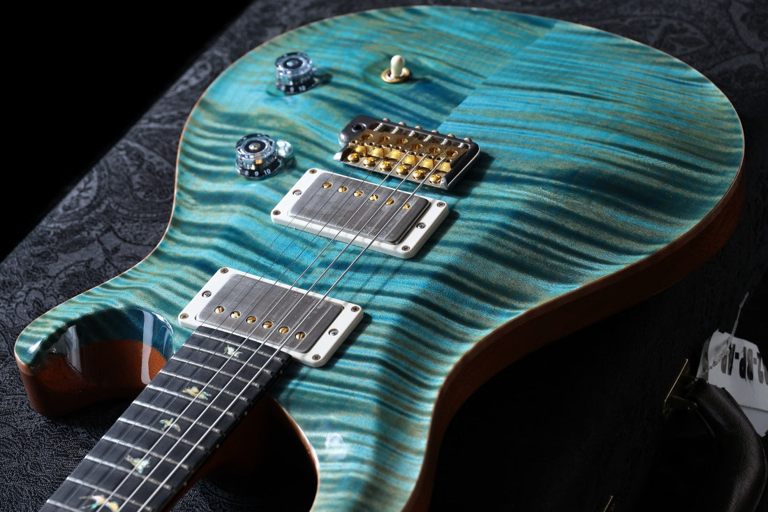 [SN 24 0385413] USED Paul Reed Smith (PRS) / 2024 Wood Library Custom 24 McCarty Thickness Aquamarine Pattern Thin Neck [03]