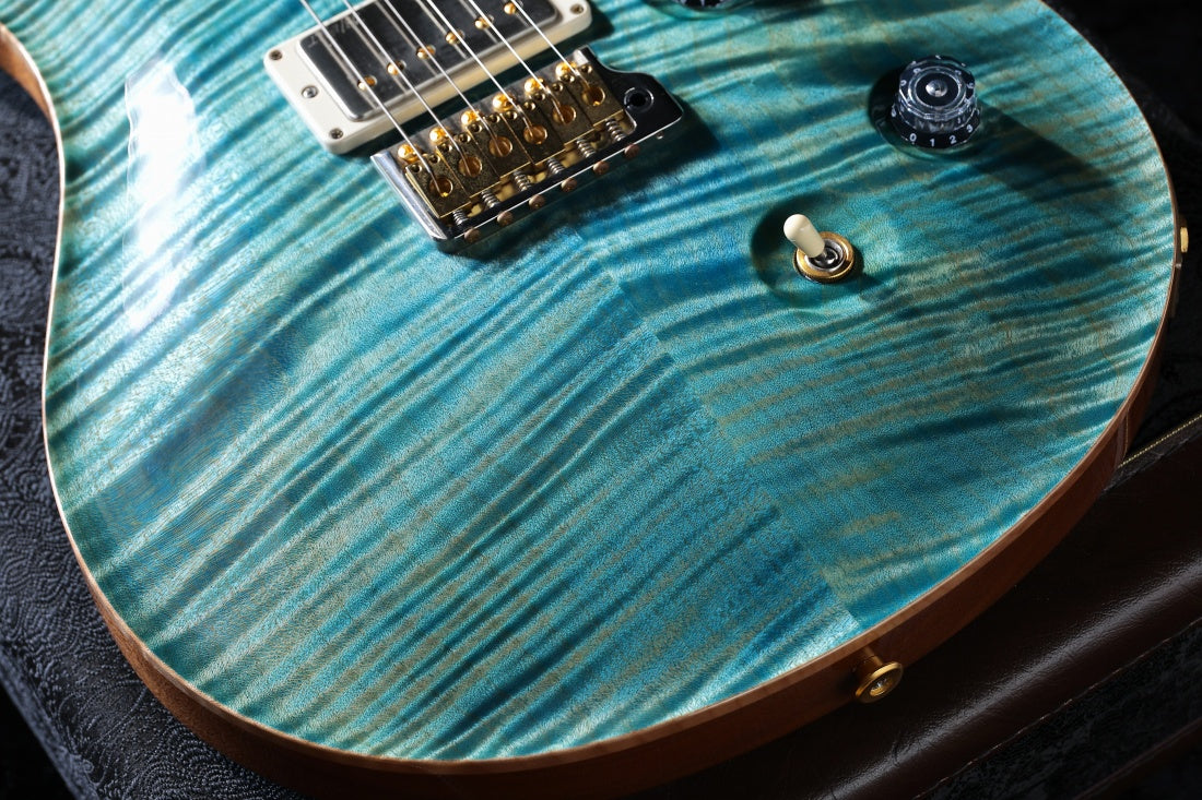 [SN 24 0385413] USED Paul Reed Smith (PRS) / 2024 Wood Library Custom 24 McCarty Thickness Aquamarine Pattern Thin Neck [03]