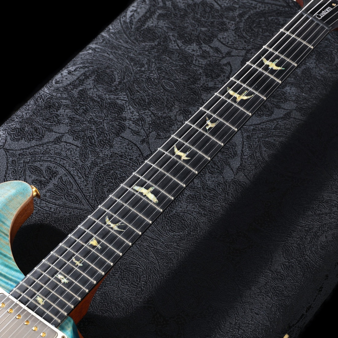 [SN 24 0385413] USED Paul Reed Smith (PRS) / 2024 Wood Library Custom 24 McCarty Thickness Aquamarine Pattern Thin Neck [03]