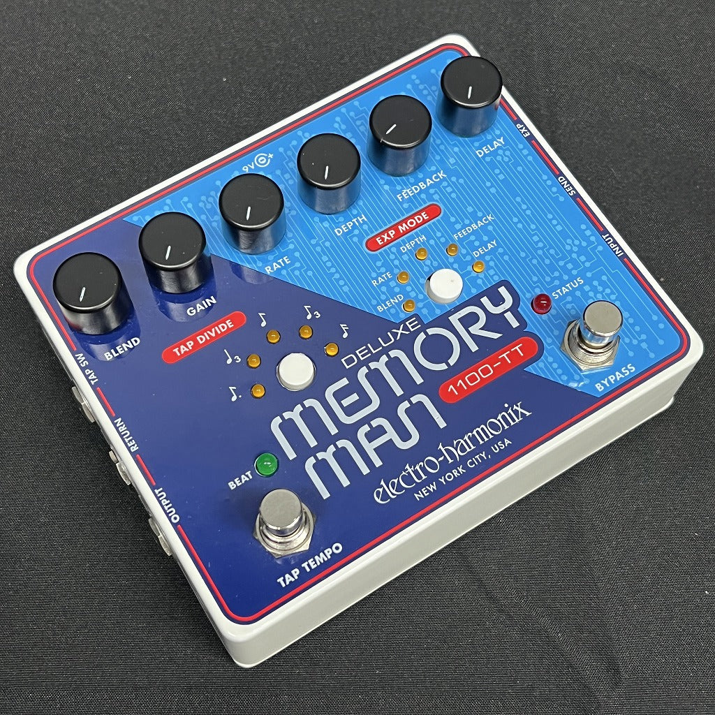 USED ELECTRO-HARMONIX / Deluxe Memory Man Tap Tempo 1100-TT / Analog Delay Parallel Import [06]