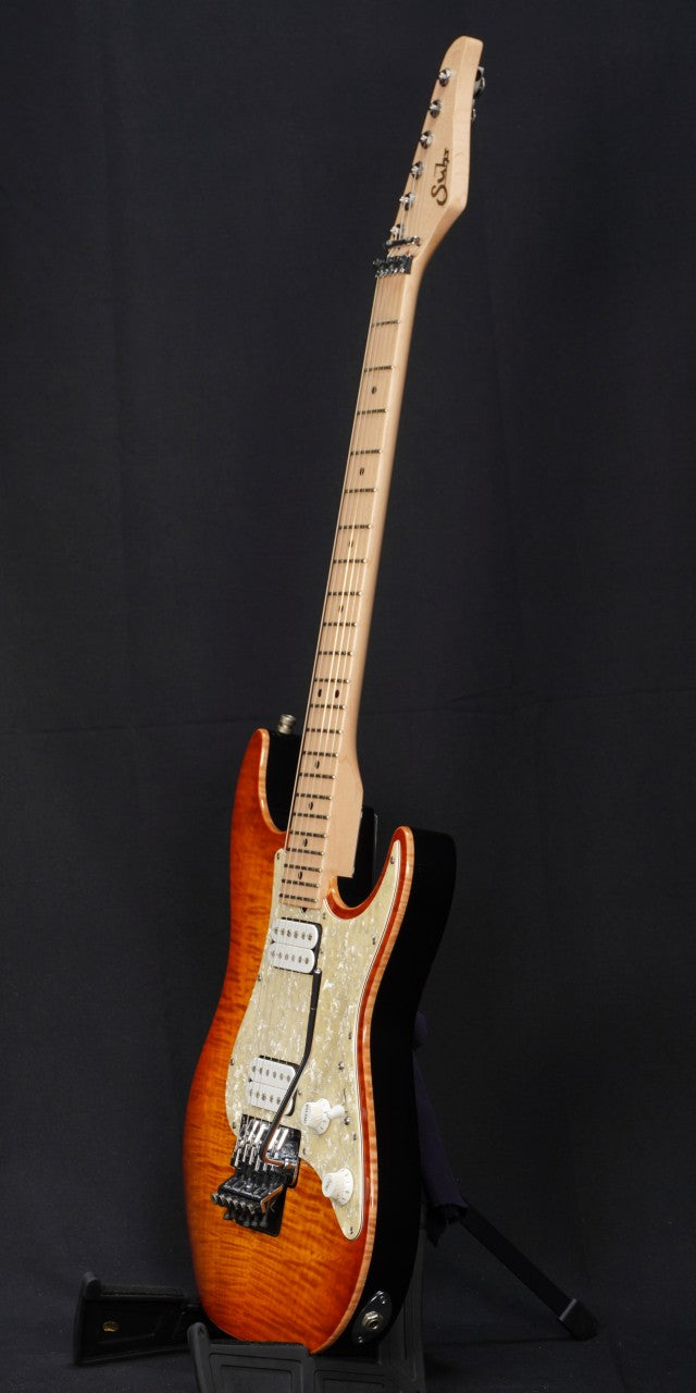 [SN JS04548] USED Suhr / Pro Series S6 Flame Top Honey Burst -2008- [04]