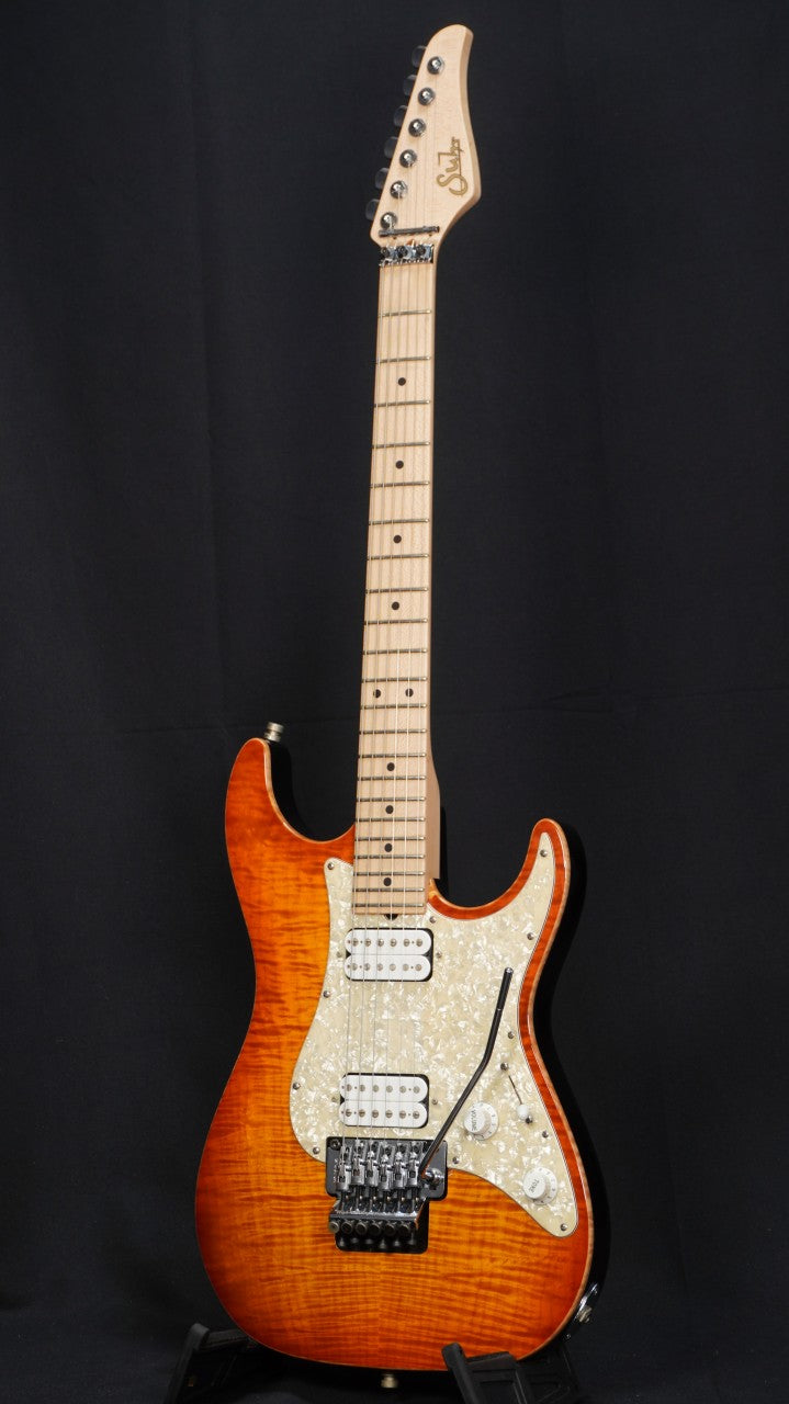 [SN JS04548] USED Suhr / Pro Series S6 Flame Top Honey Burst -2008- [04]