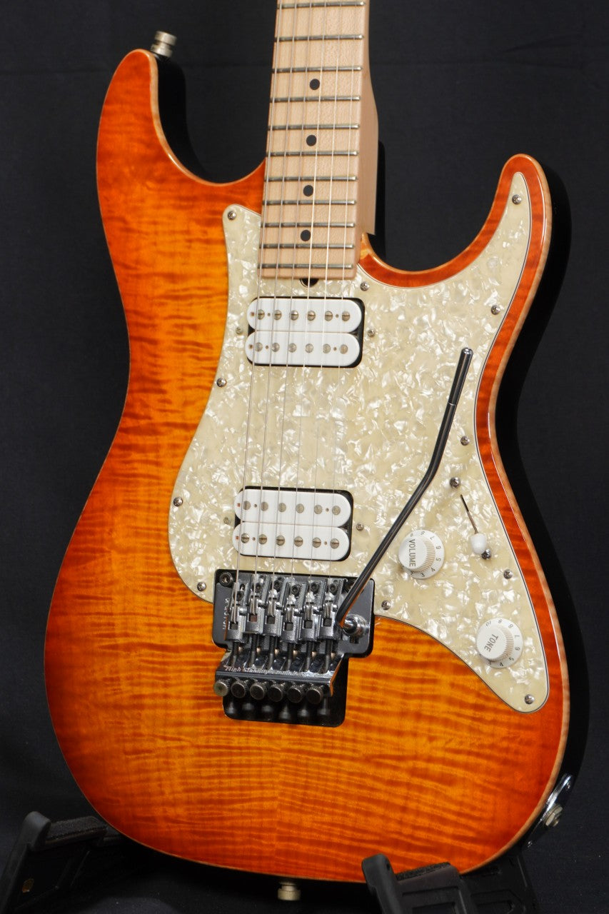 [SN JS04548] USED Suhr / Pro Series S6 Flame Top Honey Burst -2008- [04]
