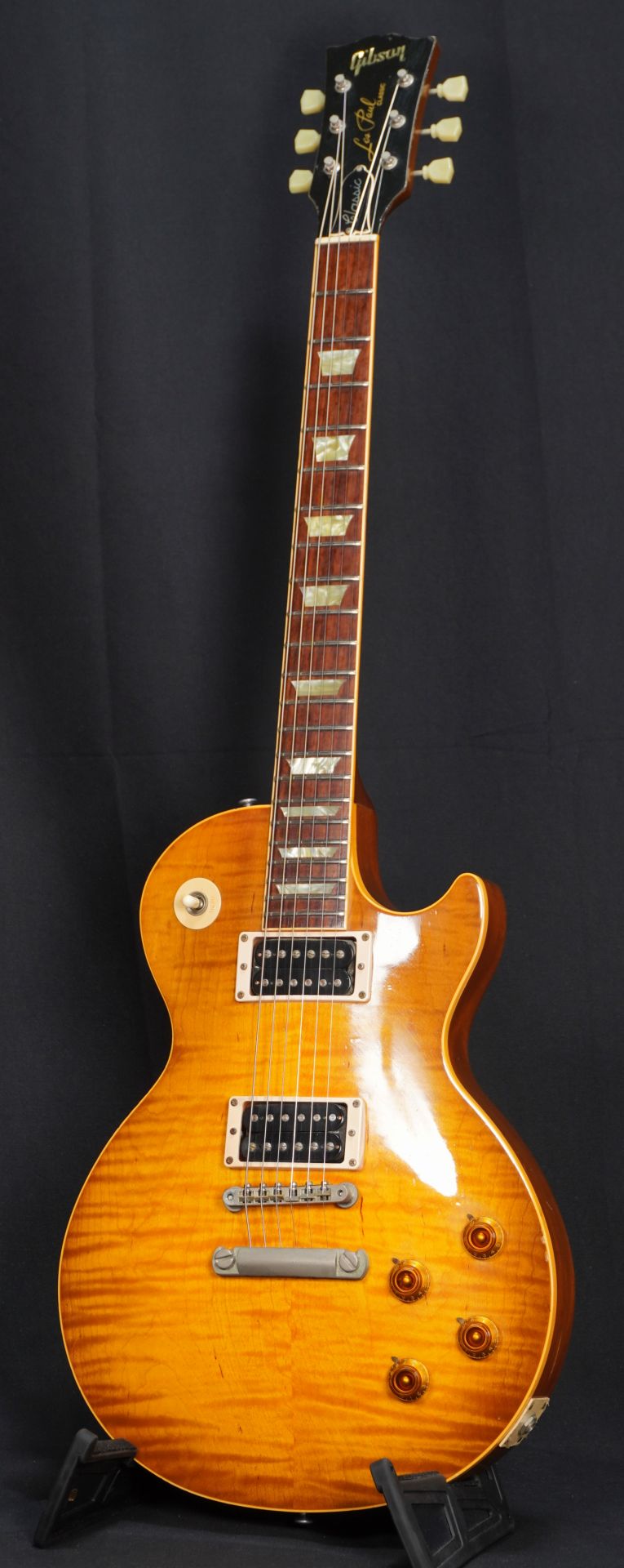 [SN 5 0474] USED Gibson USA / Les Paul Classic Plus Honey Burst -1995- [04]
