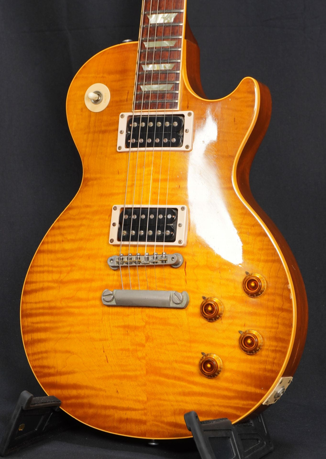 [SN 5 0474] USED Gibson USA / Les Paul Classic Plus Honey Burst -1995- [04]