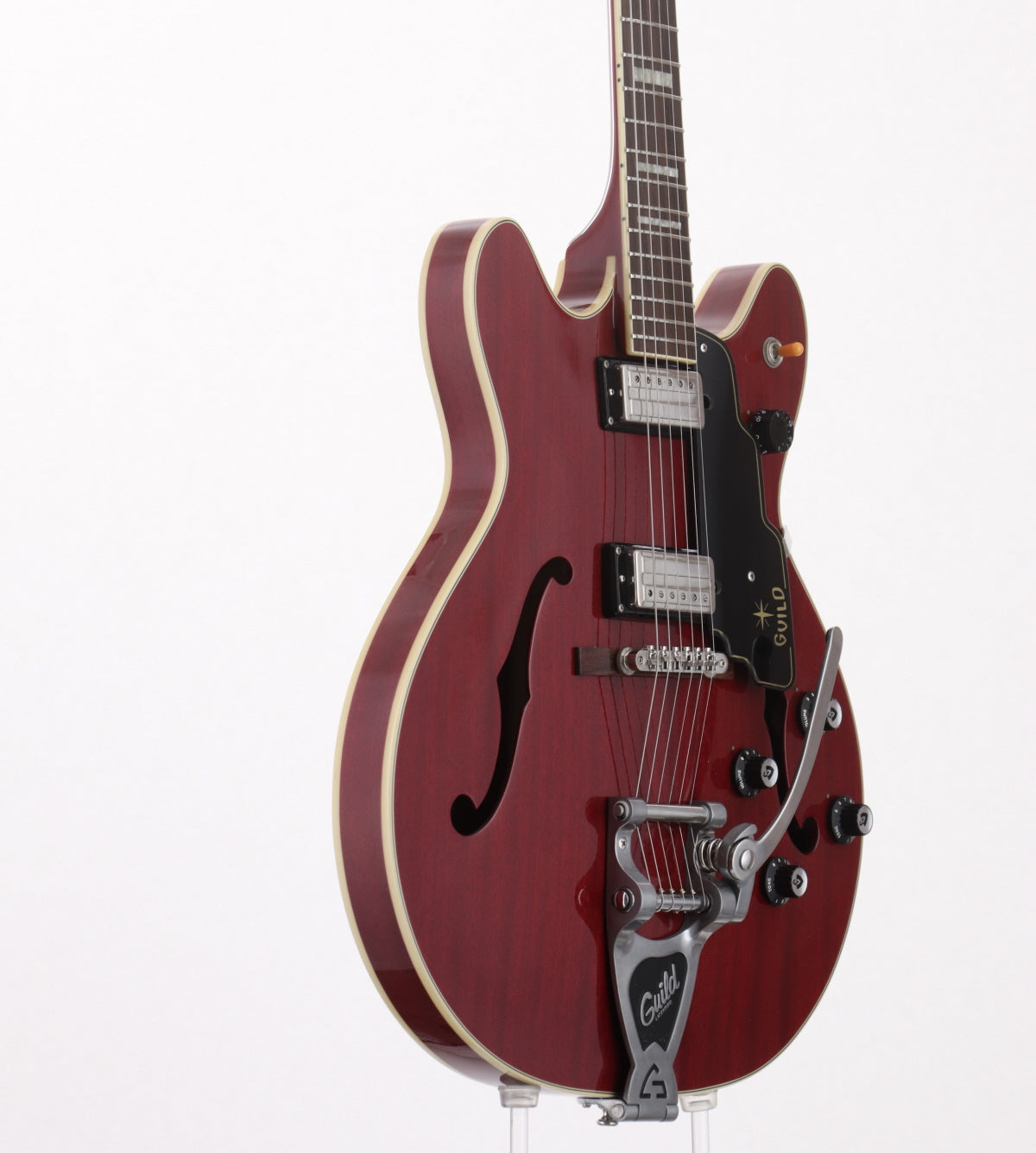 [SN KSG1400927] USED Guild / Newark St. Collection STARFIRE V Cherry Red [3.65kg/2014] Guild Starfire Semi-Aco [08]