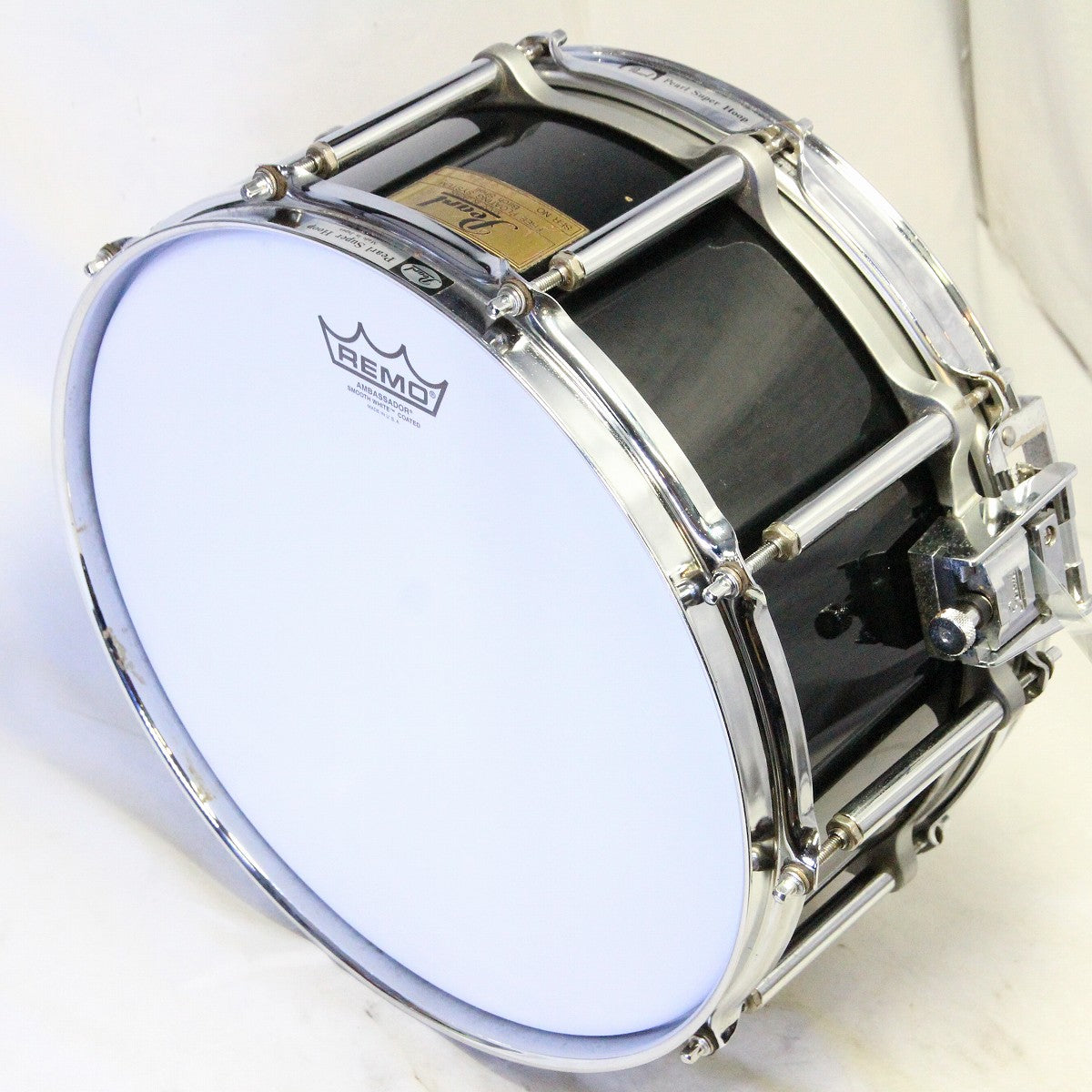 USED Pearl / Birch Free-Floating Snare 14×6.5 Pearl Birch Free-Floating Snare Drum [08]
