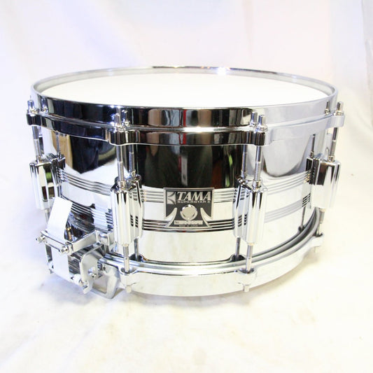 USED TAMA / 8056 50th Limited MASTERCRAFT STEEL 14 "x6.5" snare drum with case [08]