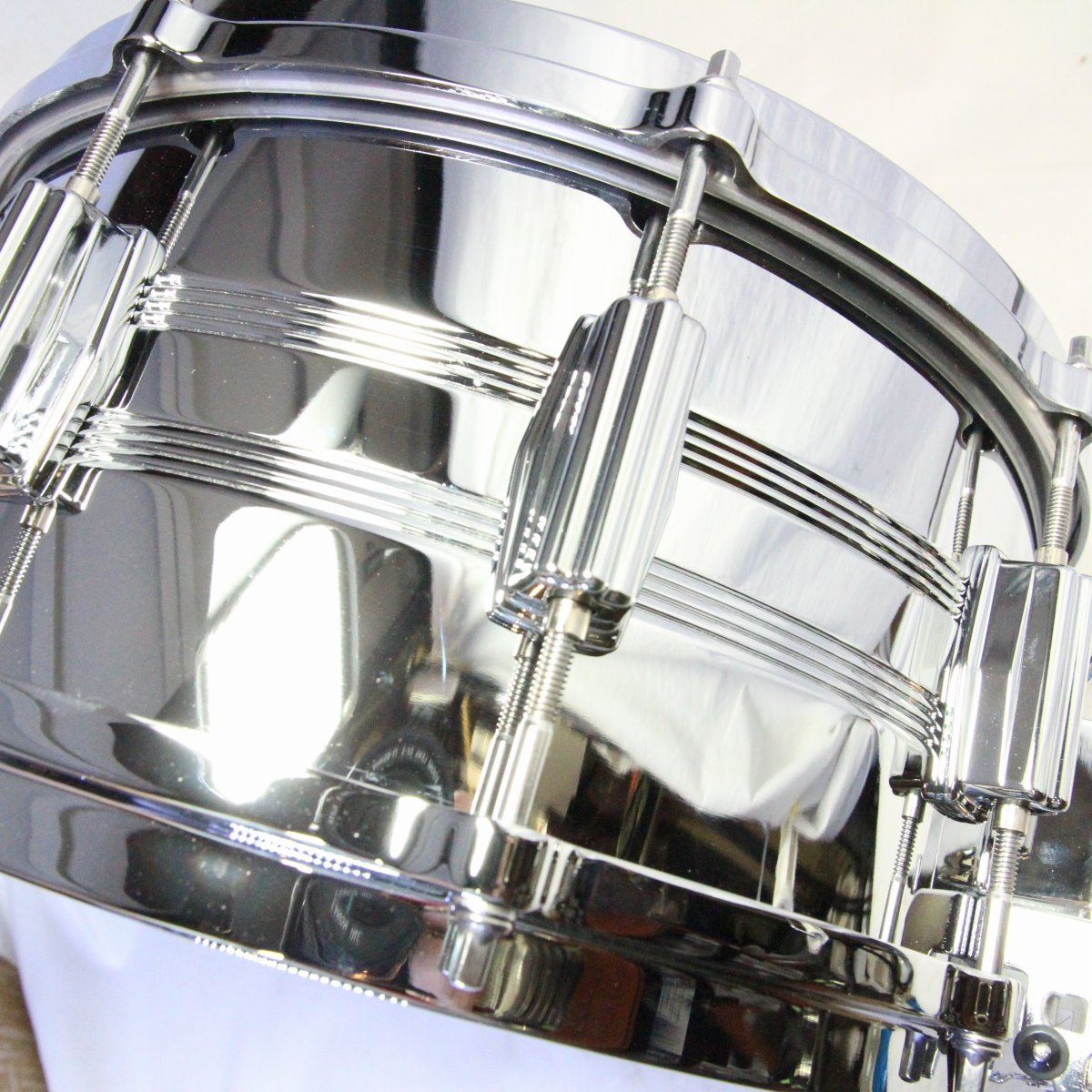 USED TAMA / 8056 50th Limited MASTERCRAFT STEEL 14 "x6.5" snare drum with case [08]