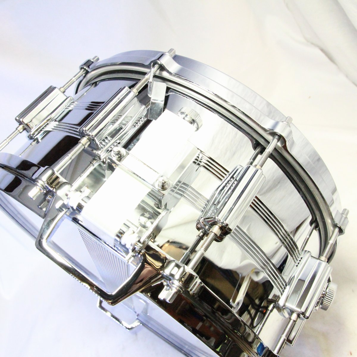 USED TAMA / 8056 50th Limited MASTERCRAFT STEEL 14 "x6.5" snare drum with case [08]