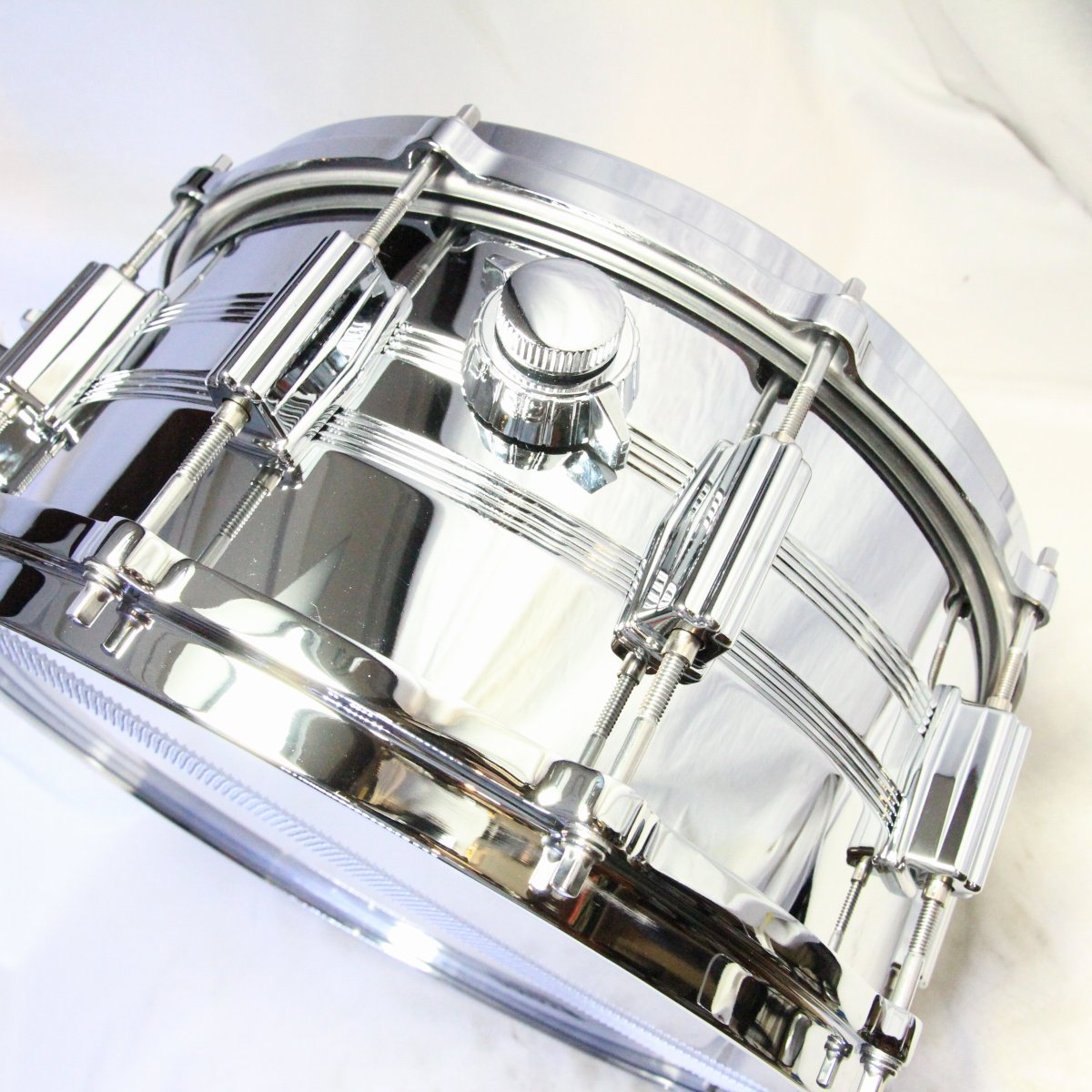 USED TAMA / 8056 50th Limited MASTERCRAFT STEEL 14 "x6.5" snare drum with case [08]