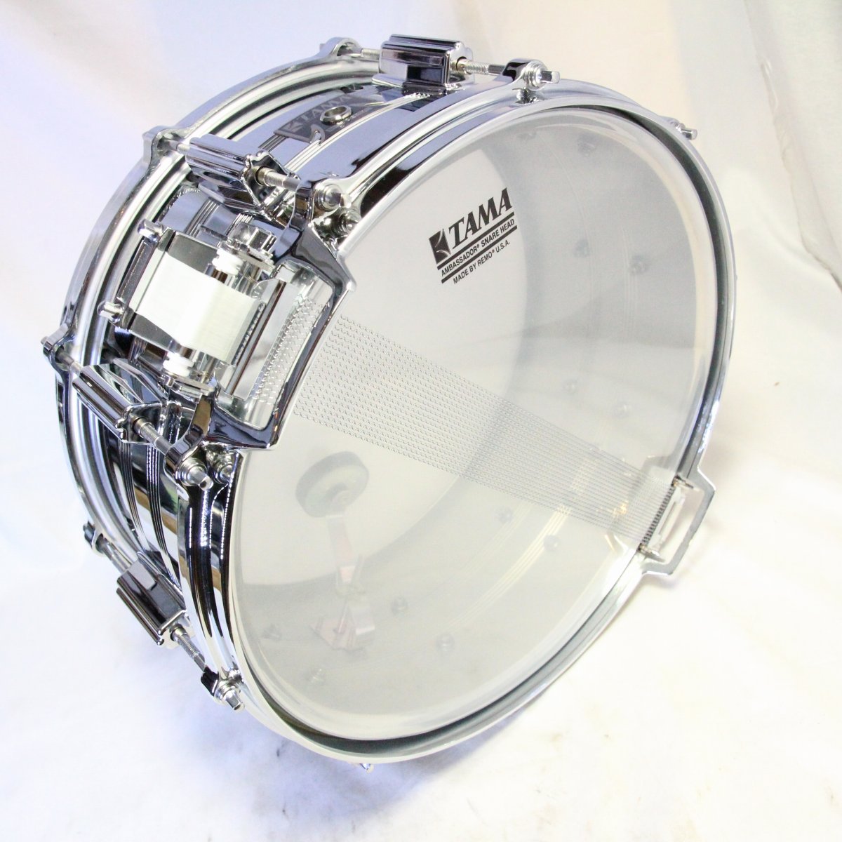 USED TAMA / 8056 50th Limited MASTERCRAFT STEEL 14 "x6.5" snare drum with case [08]