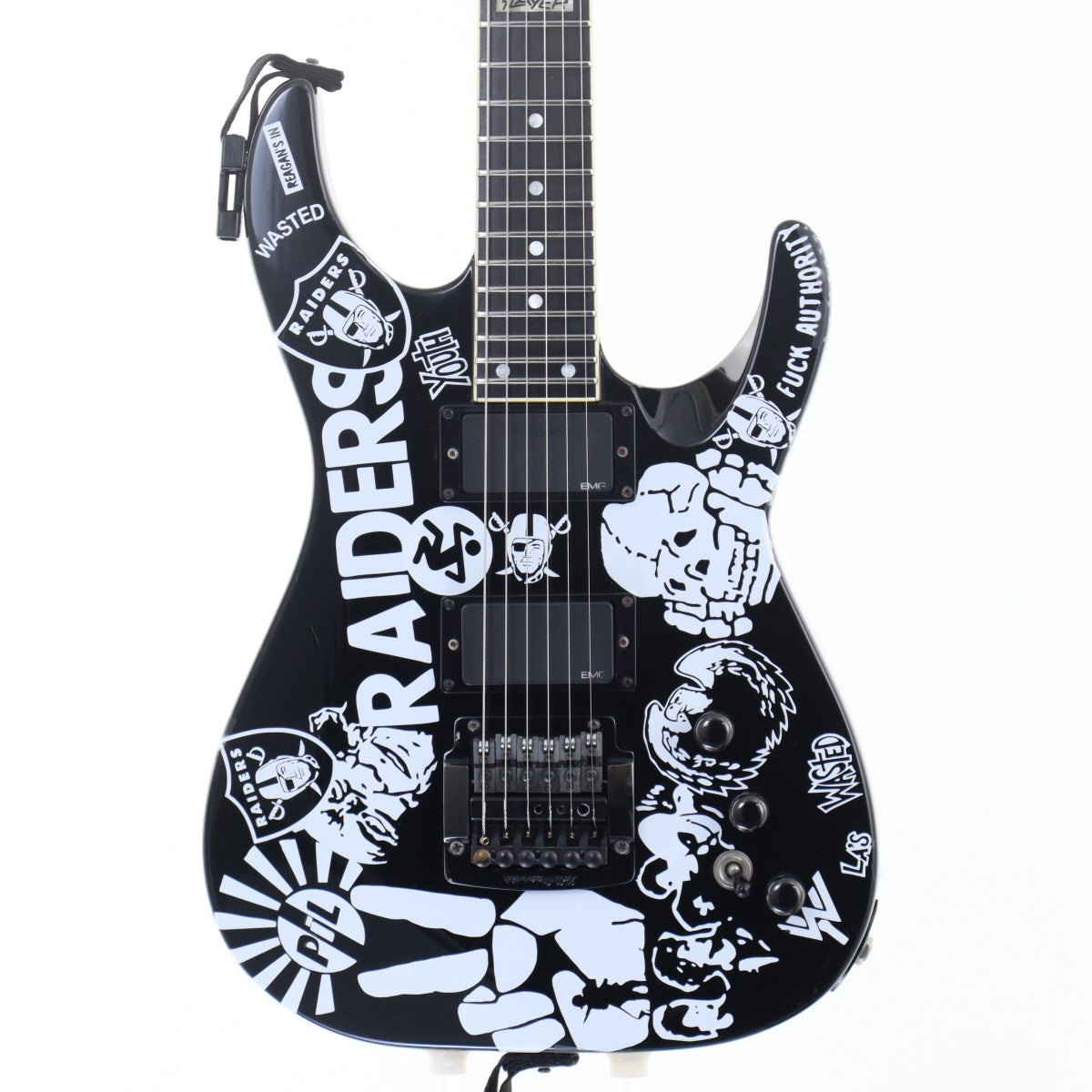 [SN 13030289] USED ESP / Jeff Hanneman Signature Model Black on decal [11]