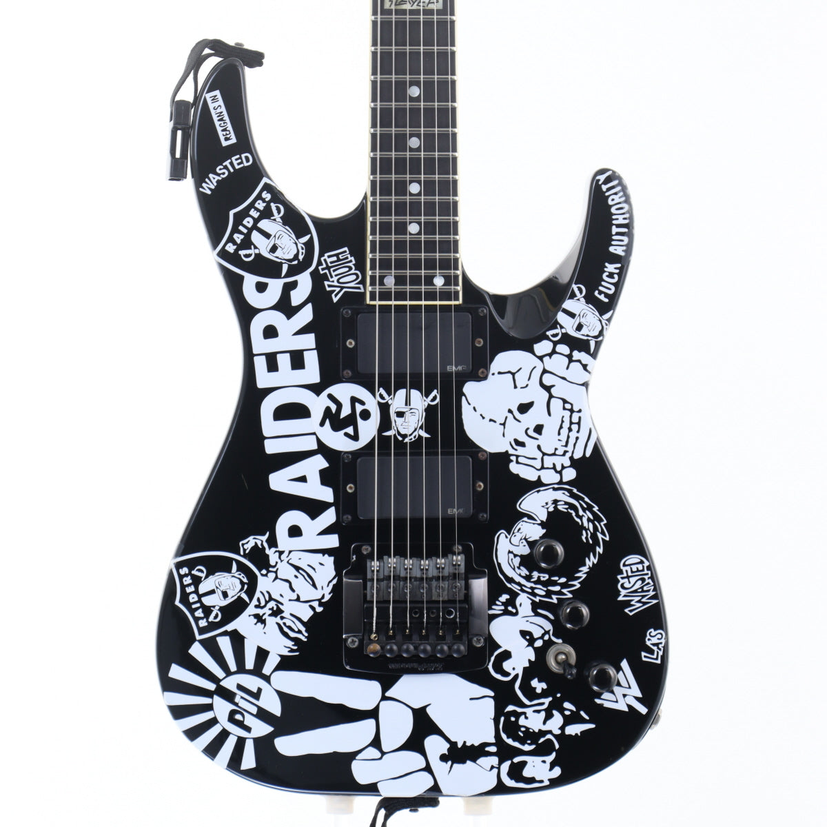 [SN 13030289] USED ESP / Jeff Hanneman Signature Model Black on decal [11]
